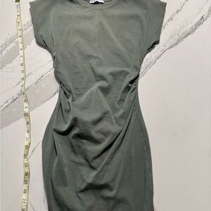 Elegant Olive Green Dress